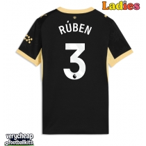 Manchester City Ruben Dias #3 Replica Away Shirt Ladies 2026-27 Short Sleeve